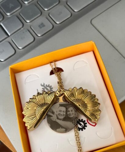 Dije Girasol + (Foto Personalizada) photo review