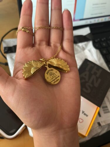 Dije Girasol + (Foto Personalizada) photo review