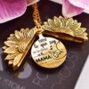 Dije Girasol Para Mamá + (Foto Personalizada)