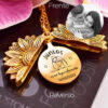 Dije Girasol + (Foto Personalizada)