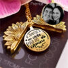 Dije Girasol Para Pareja + (Foto Personalizada)